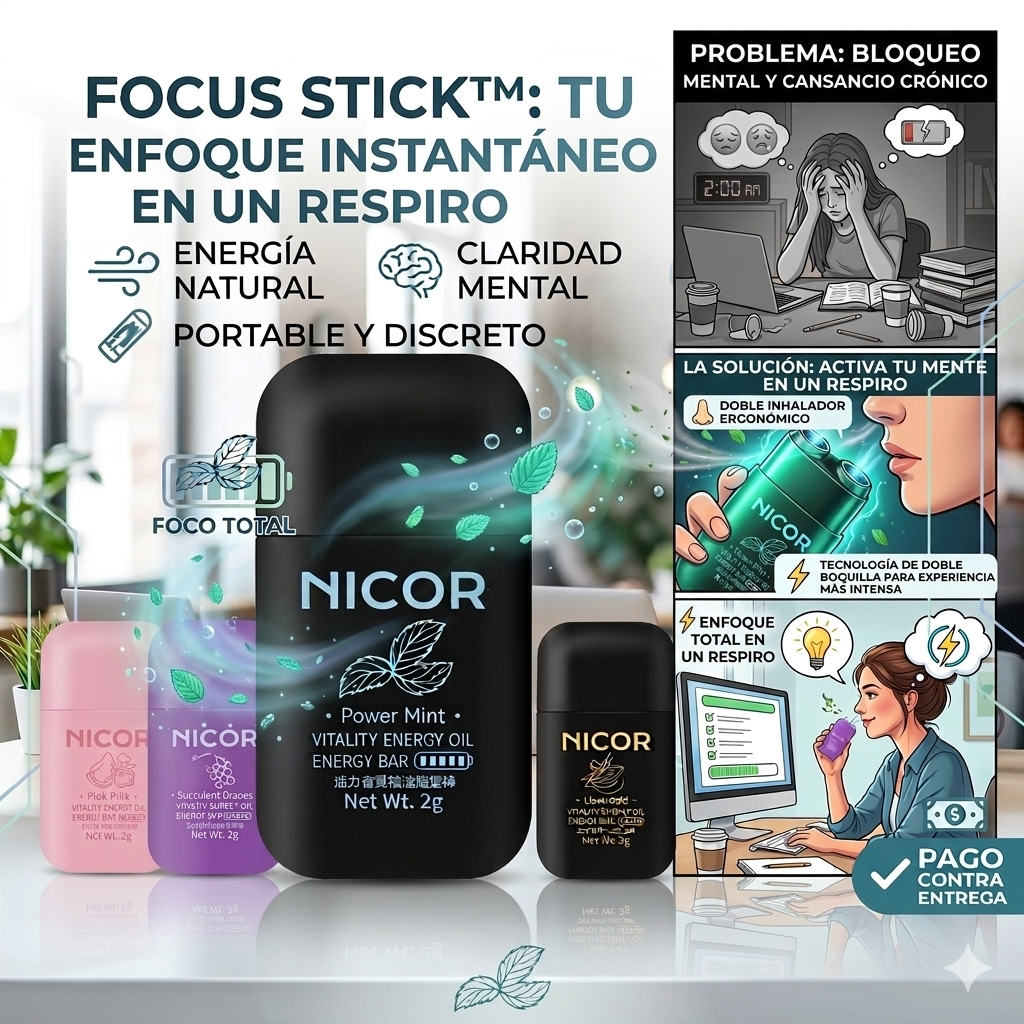 Focus Stick Pro I Activa tu energía en segundos