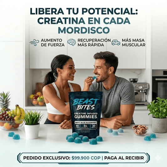 Beast Bites Gummies - Más fuerza, más energía y mejor rendimiento